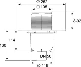 TECE Трап дренажный TECEdrainpoint S 3601300